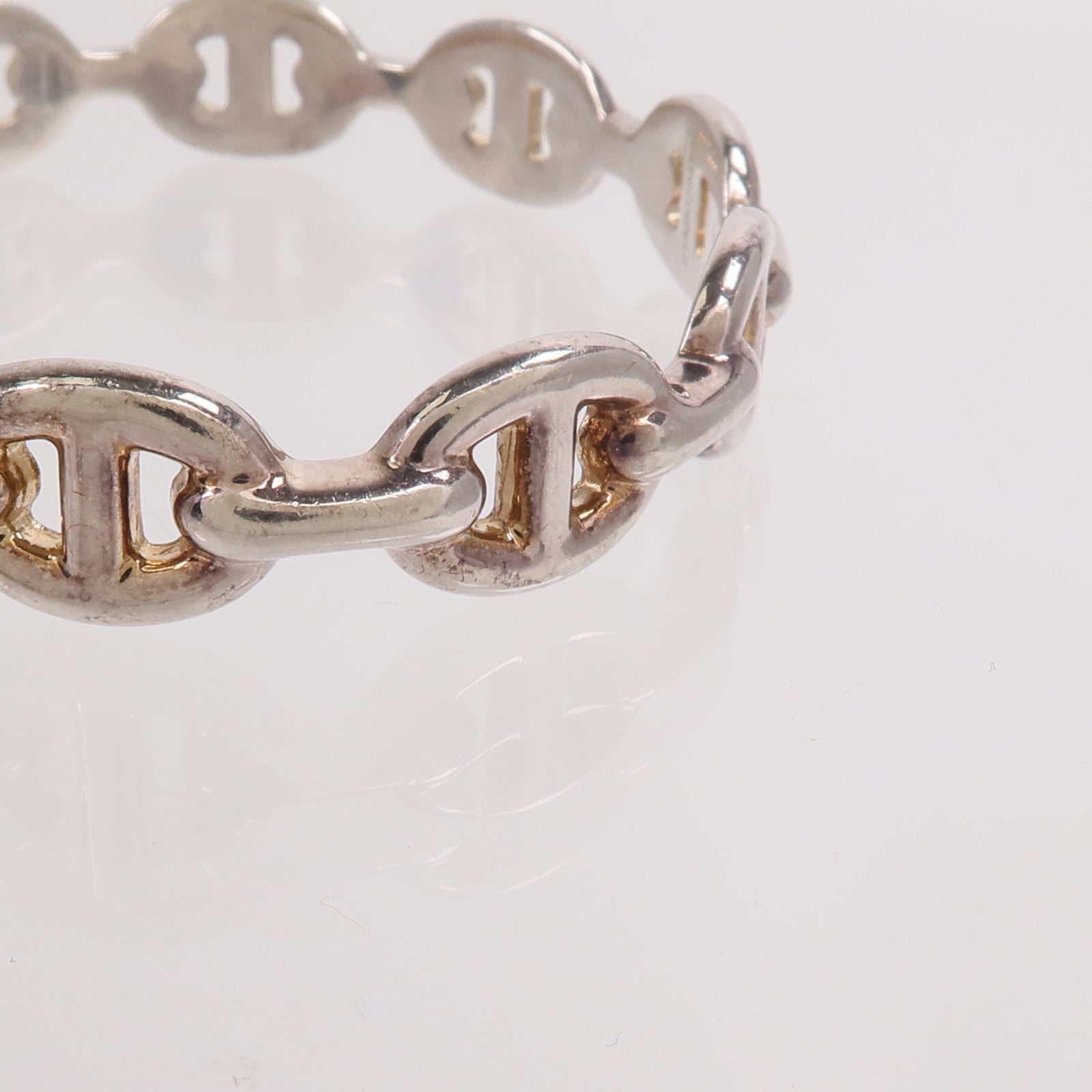 HERMES 925純銀Chaine d'ancre Enchainee Bracelet手鐲