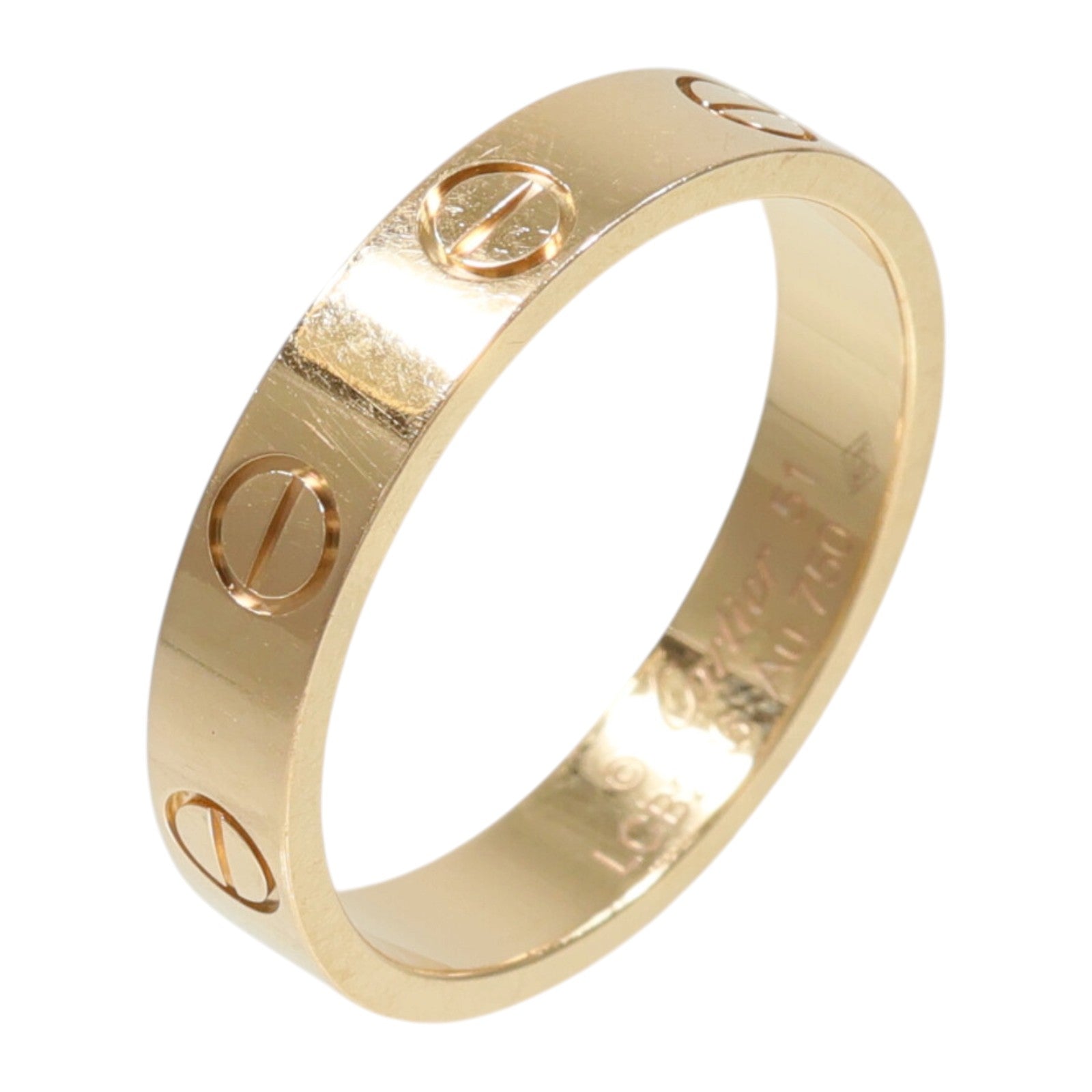 CARTIER 18K玫瑰金Mini Love Ring戒指