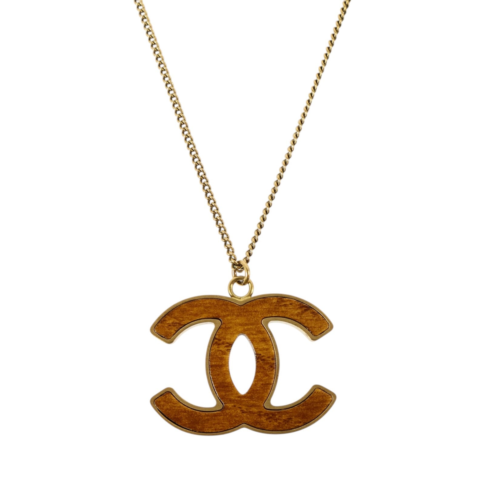 CHANEL 金屬/木質Necklace項鏈
