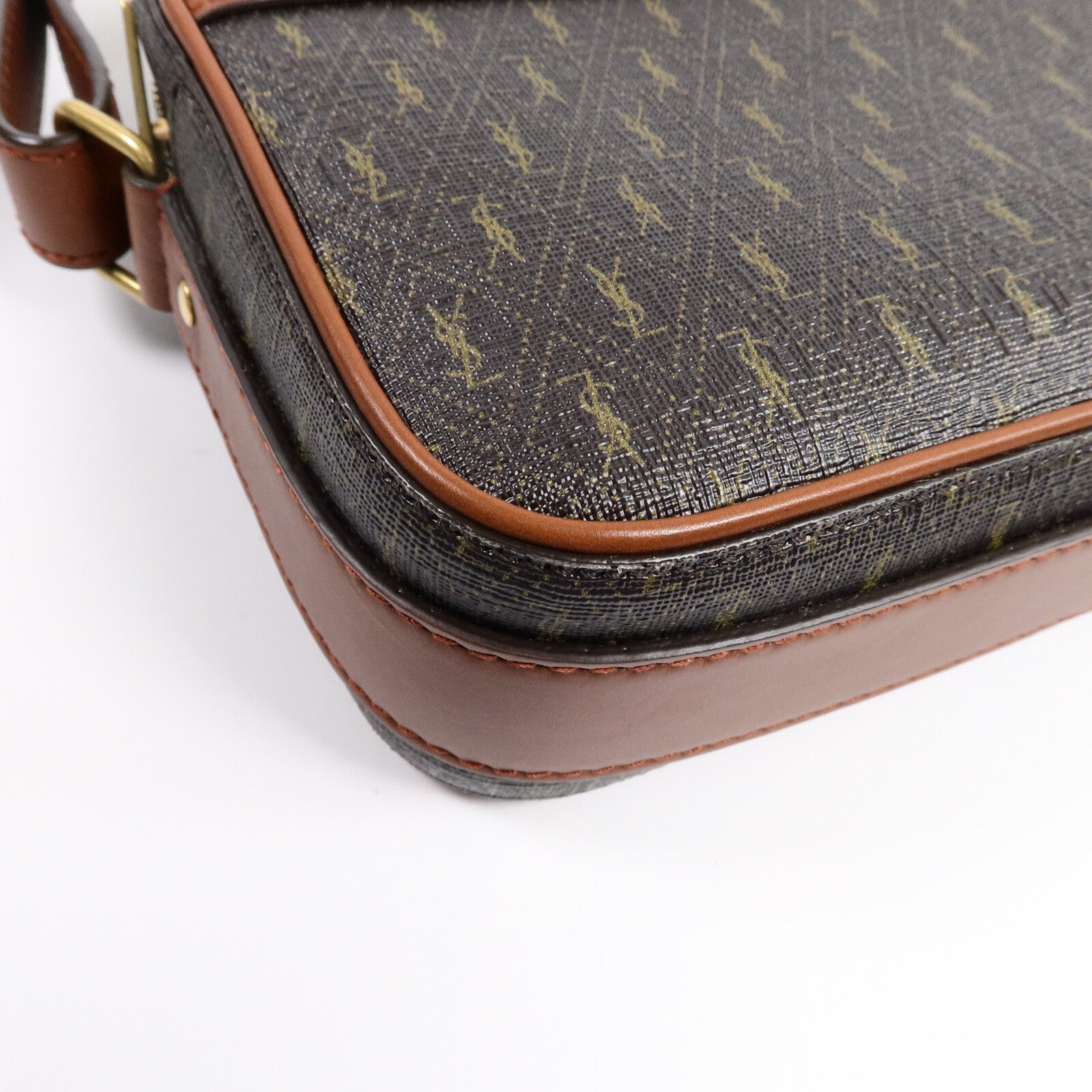 SAINT LAURENT 塗層帆布Le Monogramme Camera Bag肩背袋