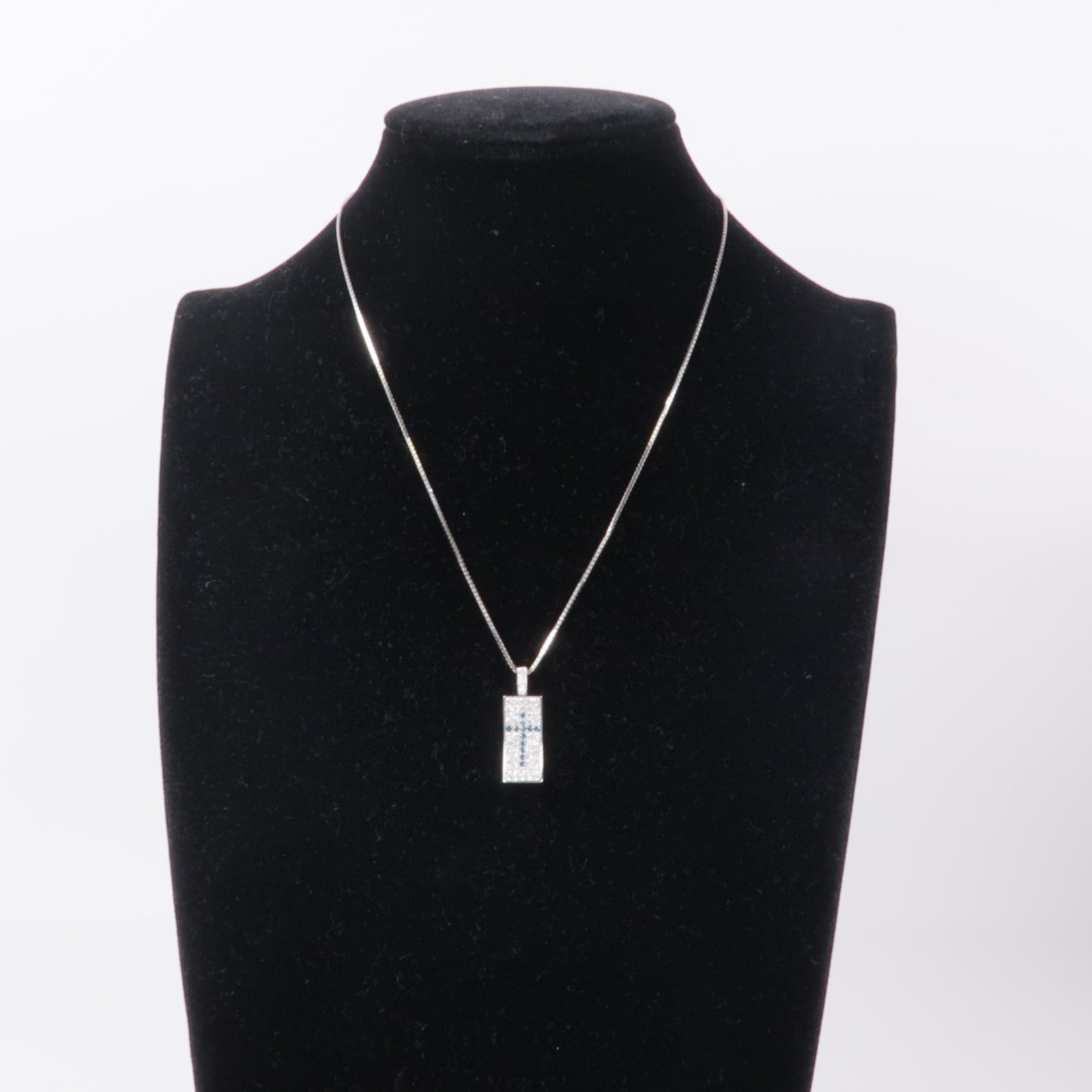 JEWELRY Diamond Necklace 18K White Gold