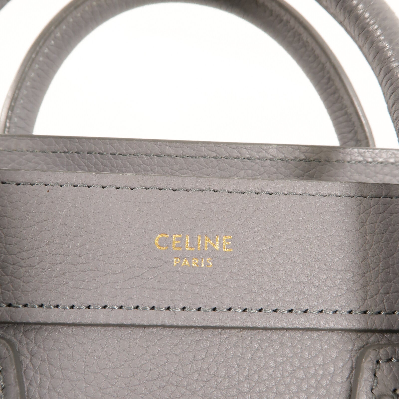 CELINE 牛皮皮革Nano Luggage手挽肩背兩用袋