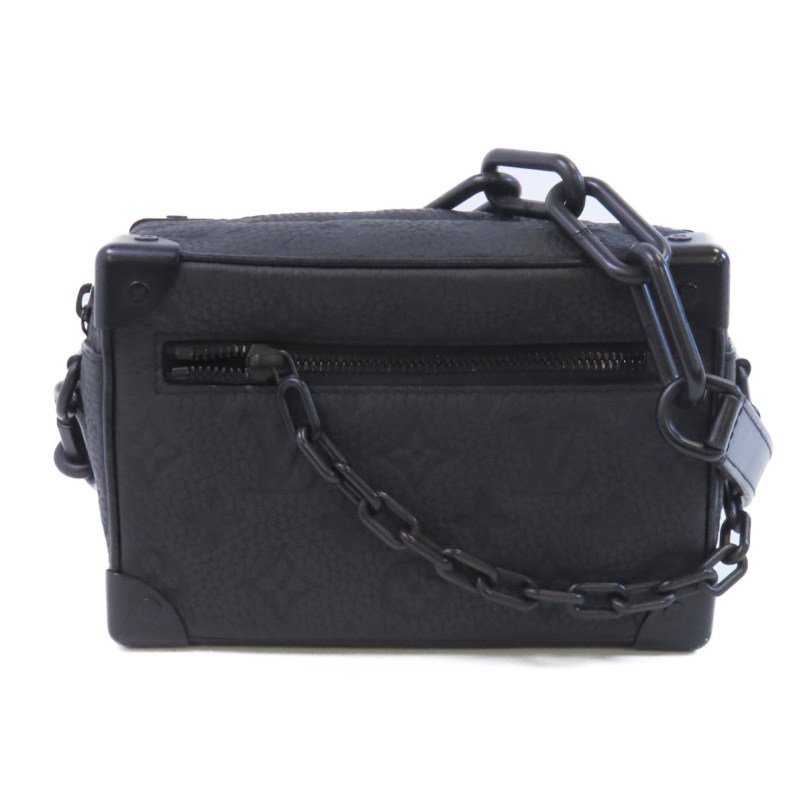 LOUIS VUITTON Monogram Taurillon Mini Soft Trun肩背袋
