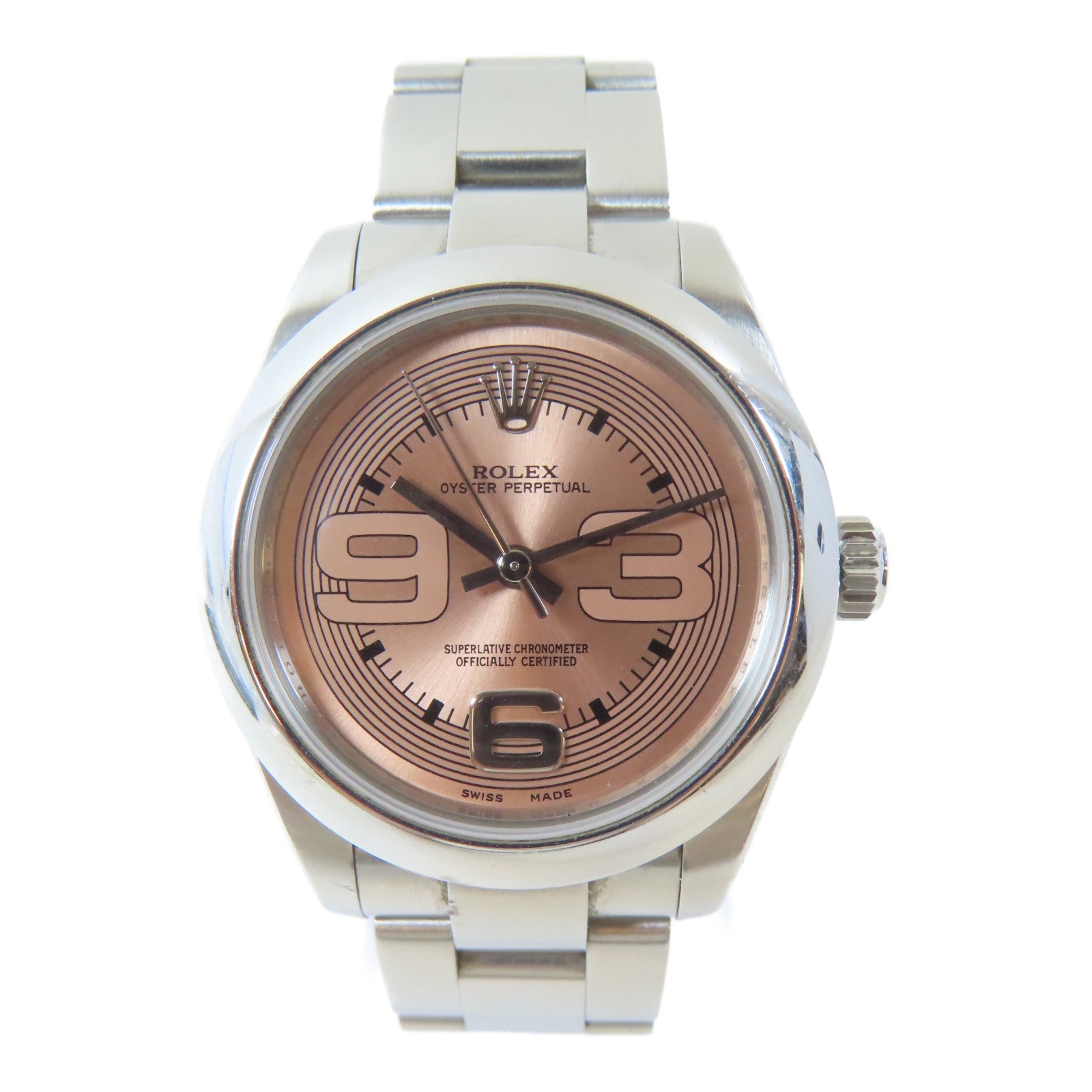ROLEX Oyster Perpetual 31mm不鏽鋼手錶自動機芯粉紅色