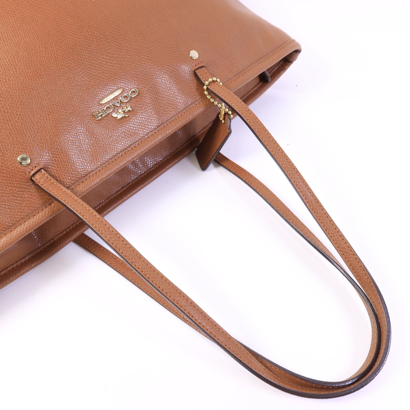 COACH 牛皮皮革Tote Bag手挽袋