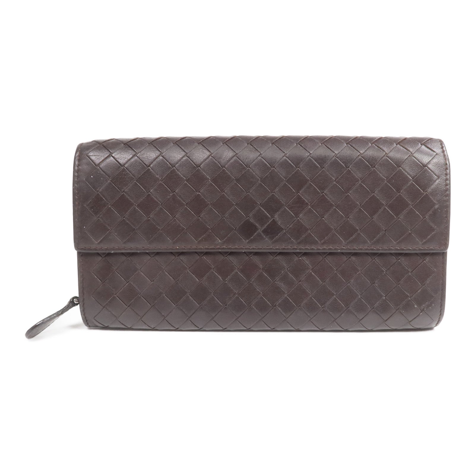 BOTTEGA VENETA 織紋皮革Long Wallet長錢包