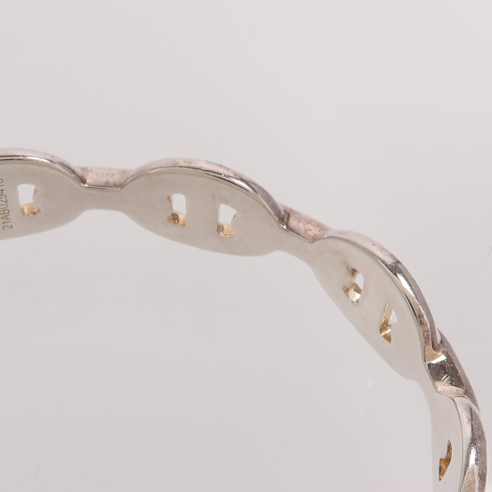 HERMES 925純銀Chaine d'ancre Enchainee Bracelet手鐲