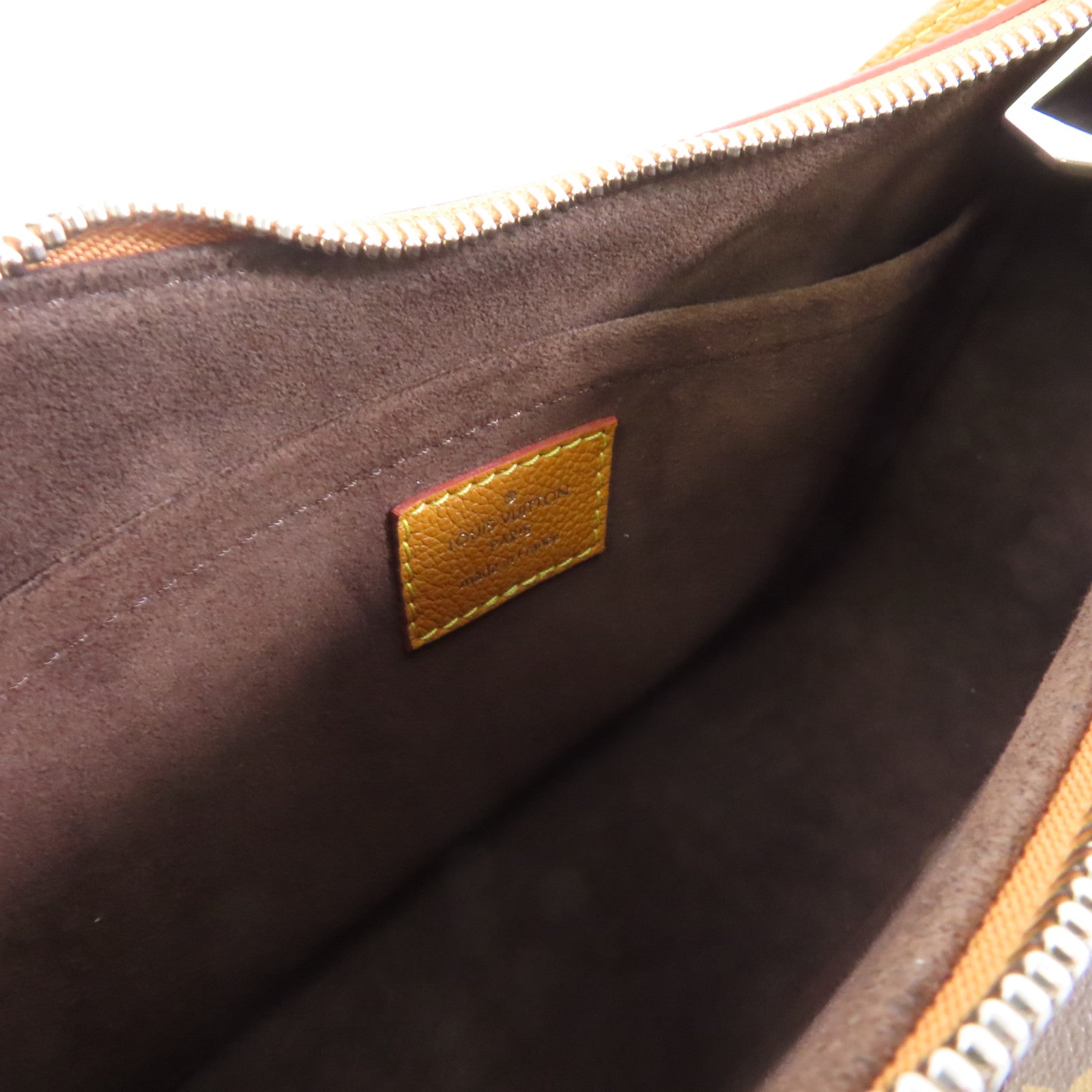 LOUIS VUITTON Epi Marelle金扣手挽肩背兩用袋棕色