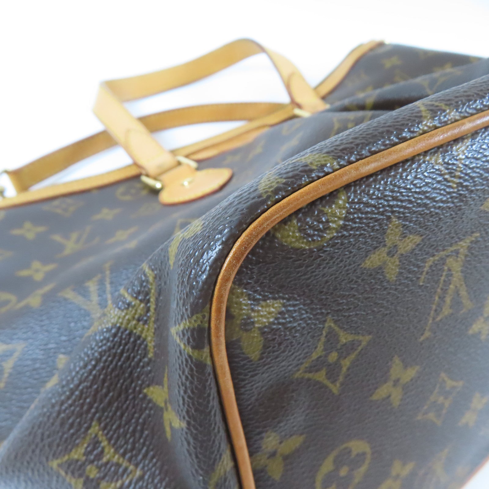 LOUIS VUITTON Monogram Palermo PM金扣手挽肩背兩用袋啡色