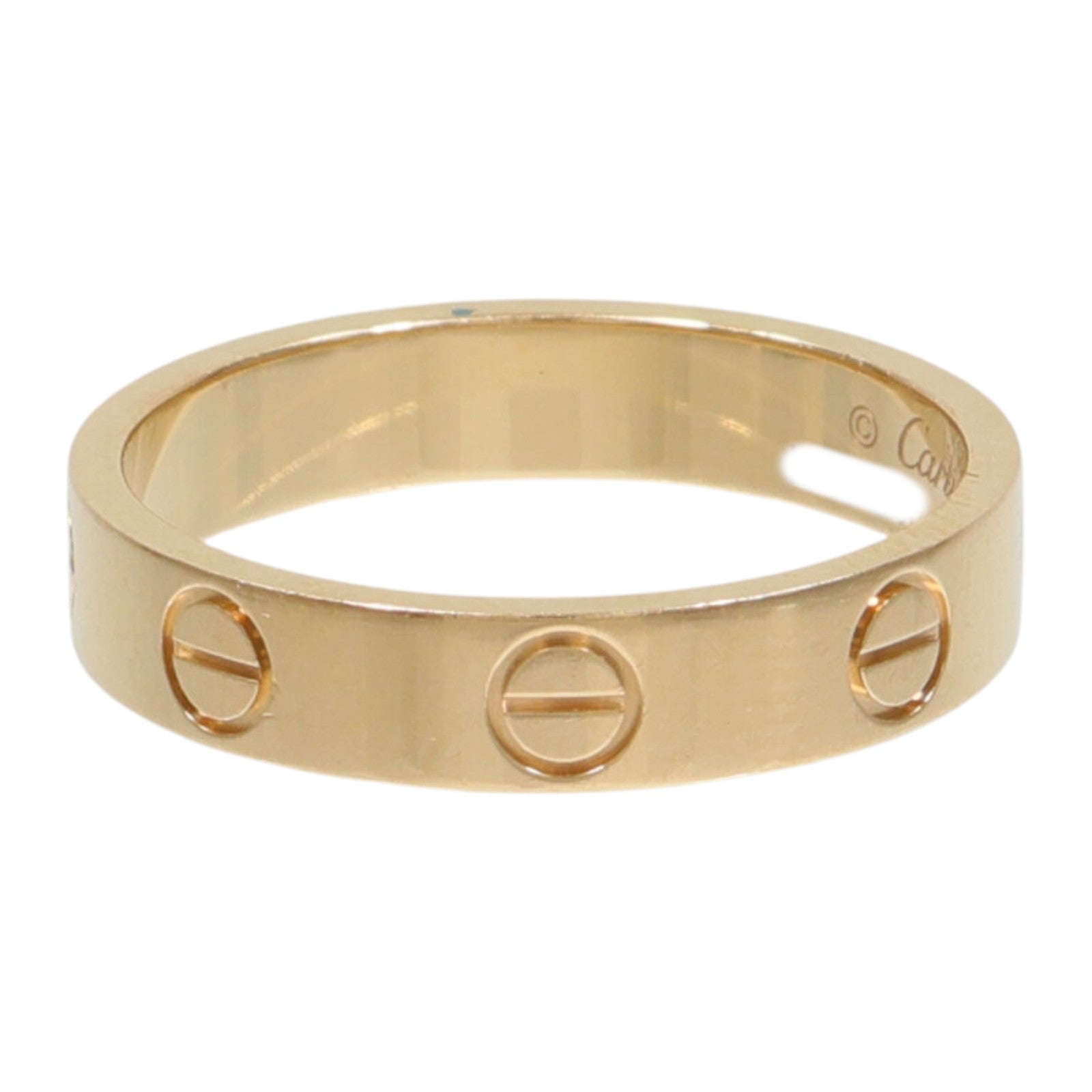 CARTIER 18K玫瑰金Mini Love Ring戒指