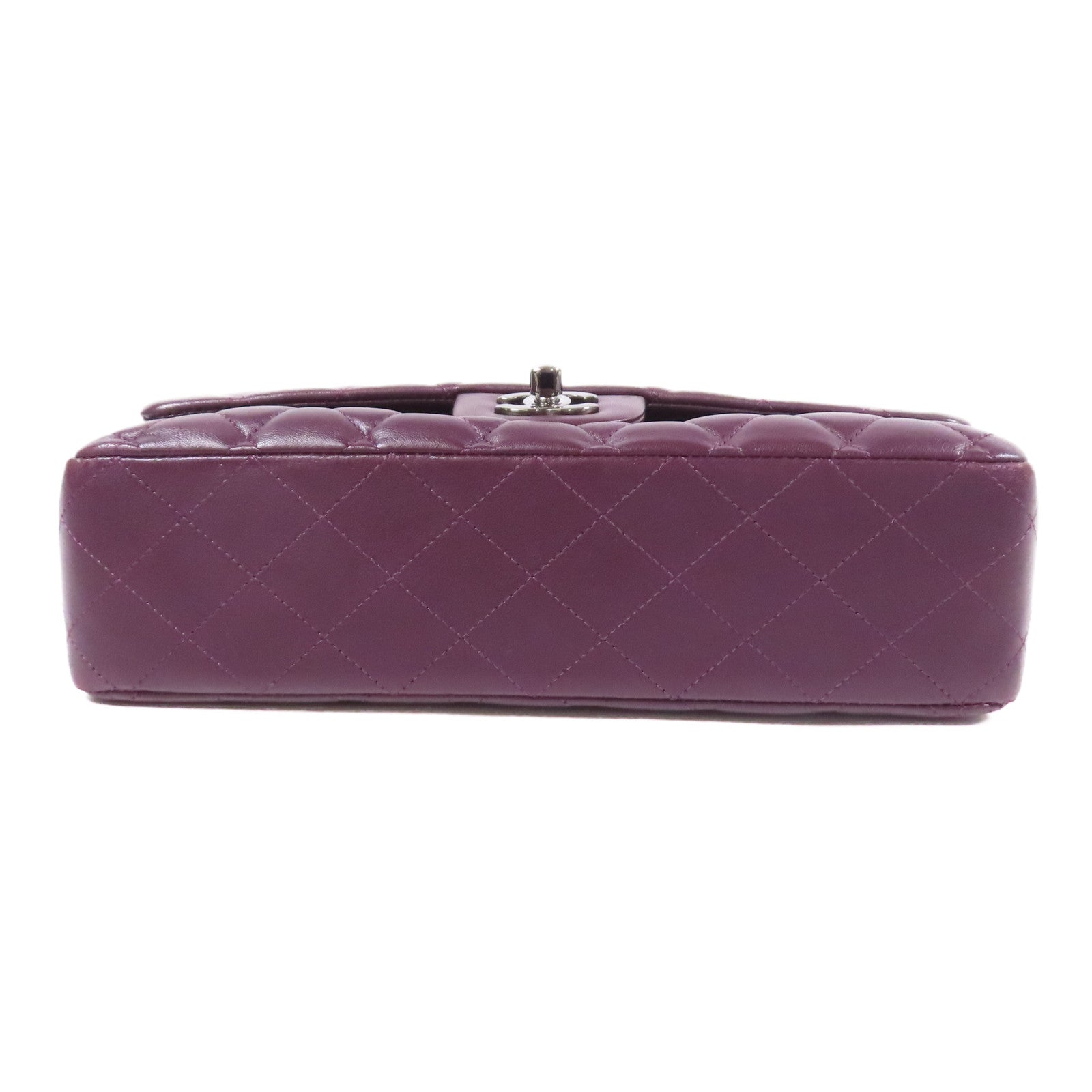 CHANEL 羊皮皮革Classic 25銀扣肩背袋