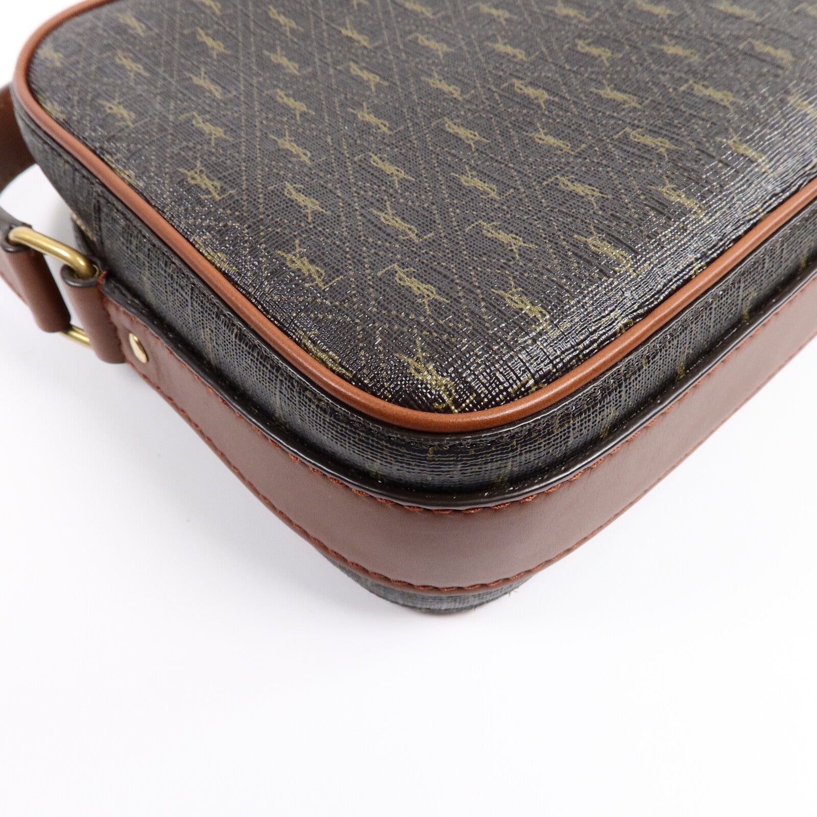 SAINT LAURENT 塗層帆布Le Monogramme Camera Bag肩背袋