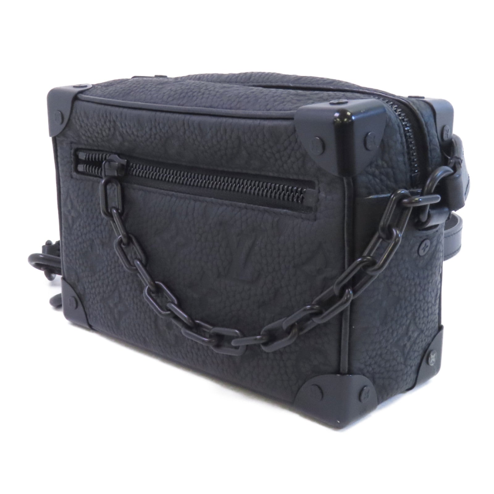 LOUIS VUITTON Monogram Taurillon Mini Soft Trun肩背袋