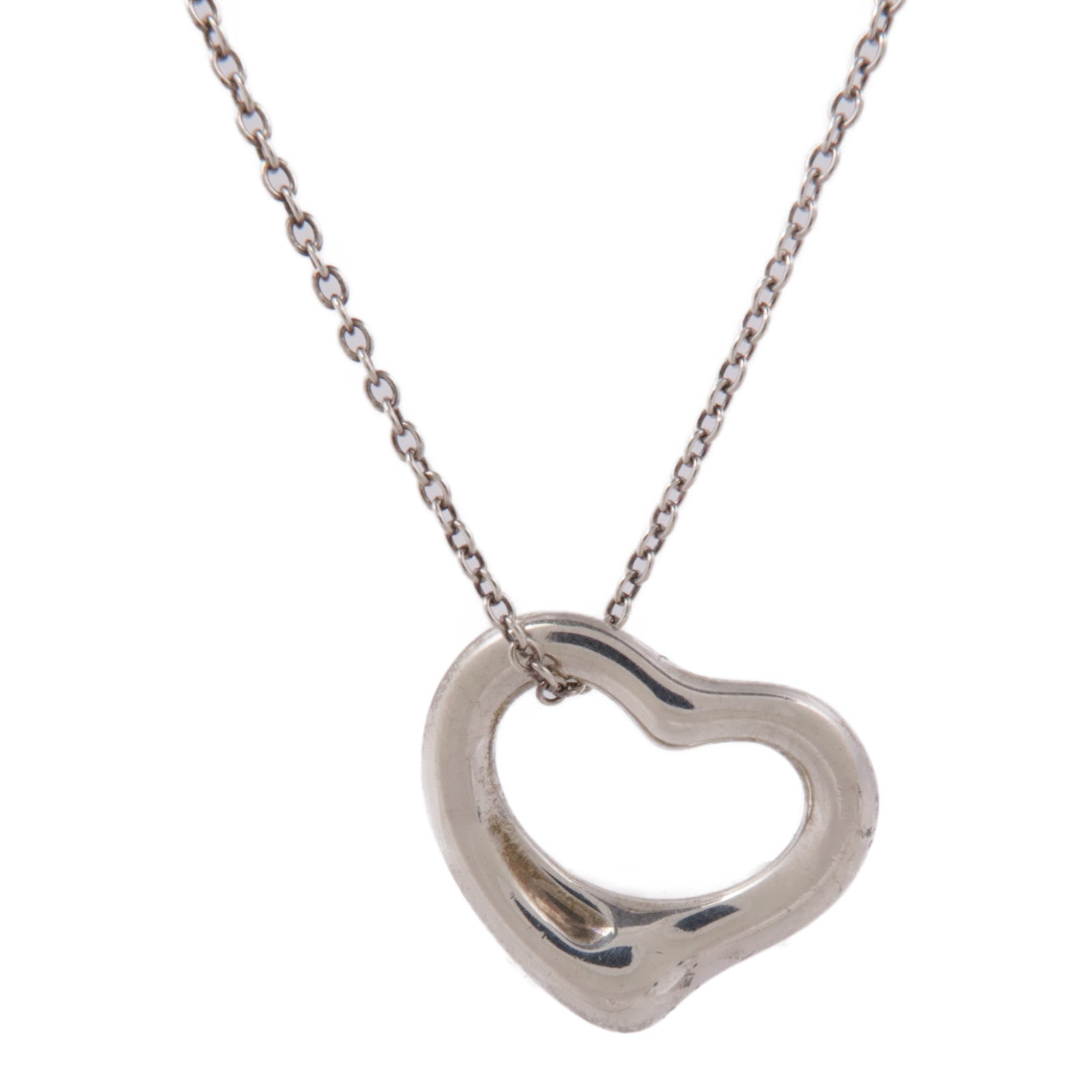 TIFFANY¡®CO Open Heart Necklace 925 Sterling Silver – Brand