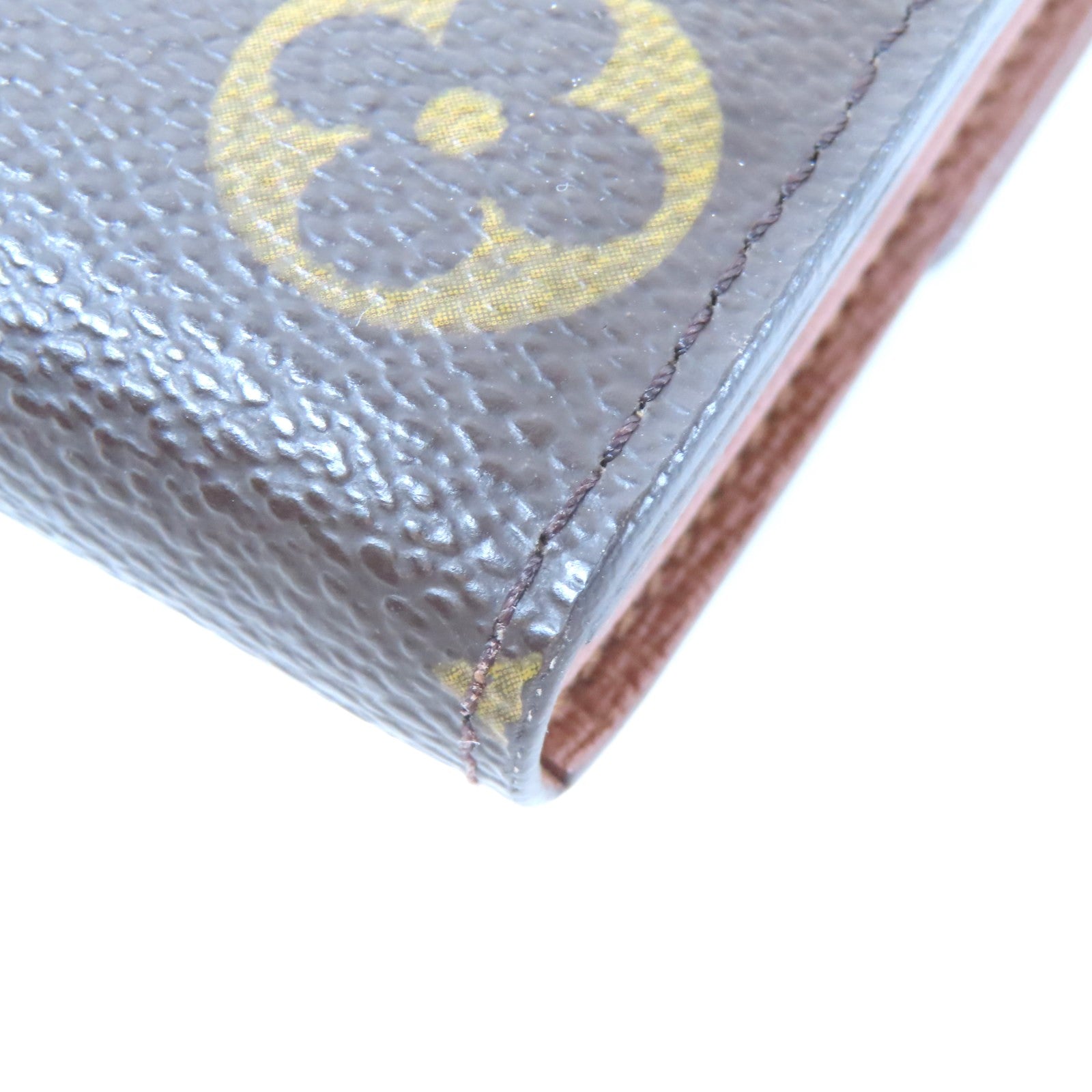 LOUIS VUITTON Monogram Long Wallet金扣長錢包啡色