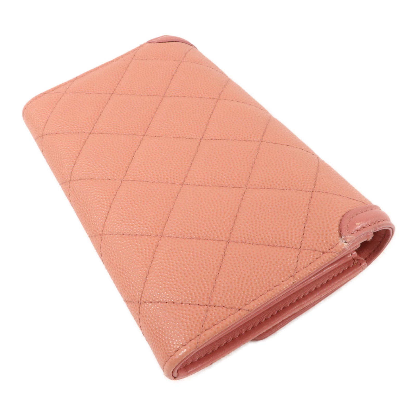 CHANEL 牛皮皮革CC Filigree Wallet錢包