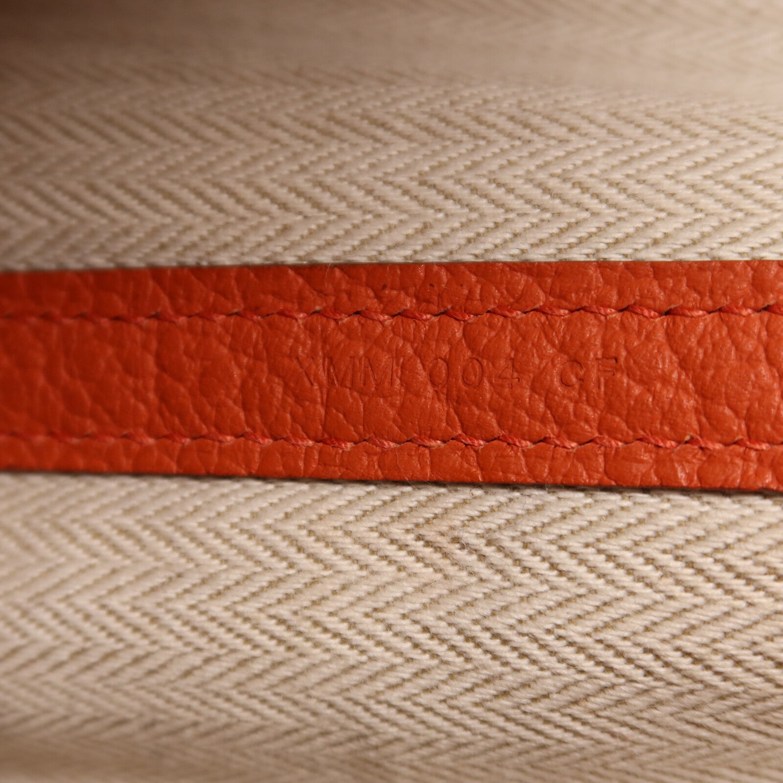 HERMES Negonda皮革Garden Party TPM銀扣手挽袋Capucine