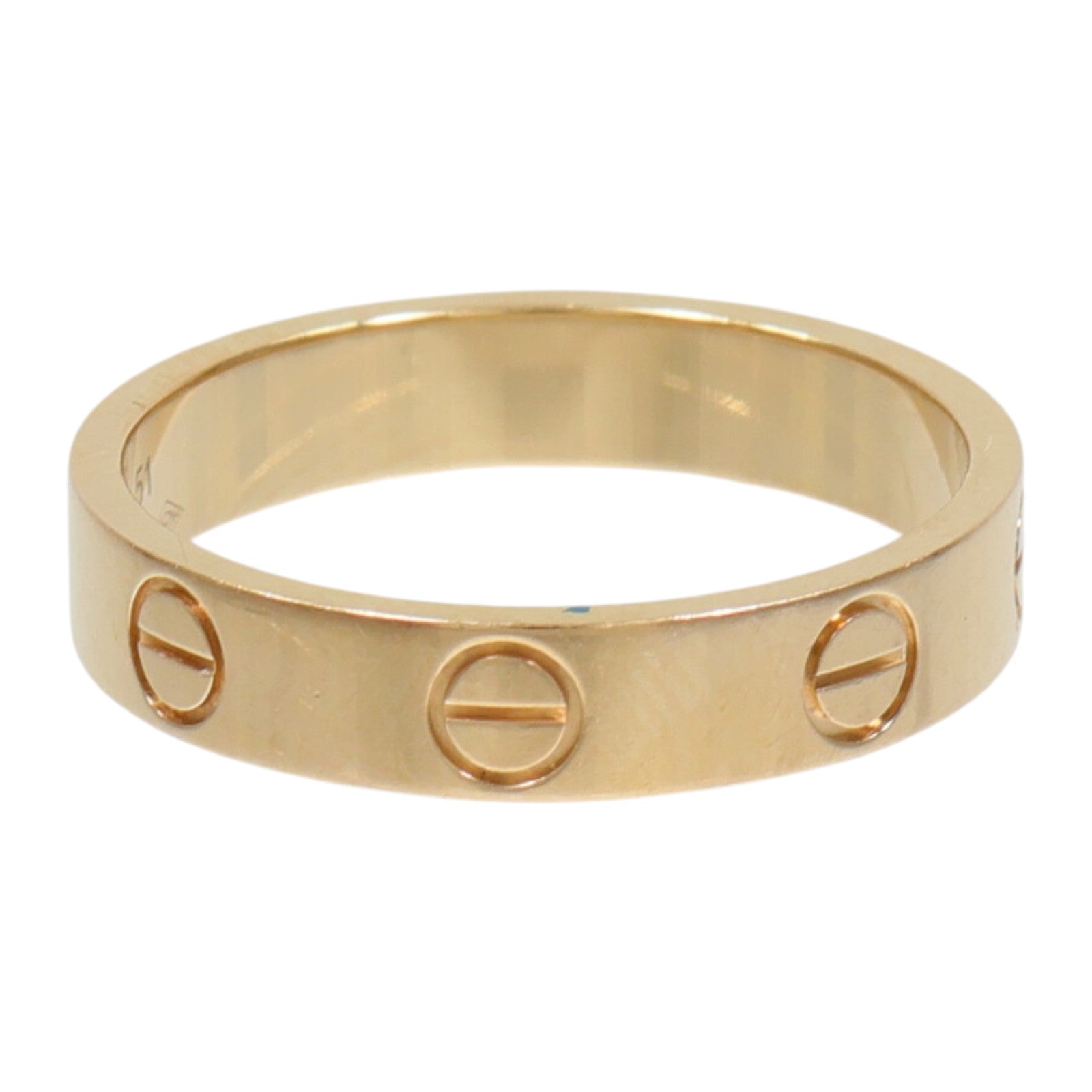 CARTIER 18K玫瑰金Mini Love Ring戒指