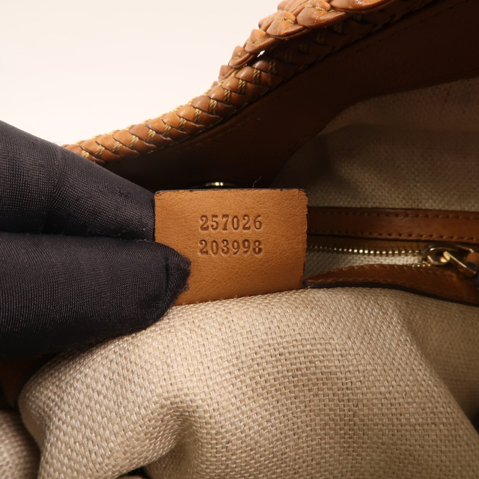 GUCCI 帆布Marrkech GG Hobo金扣肩背袋