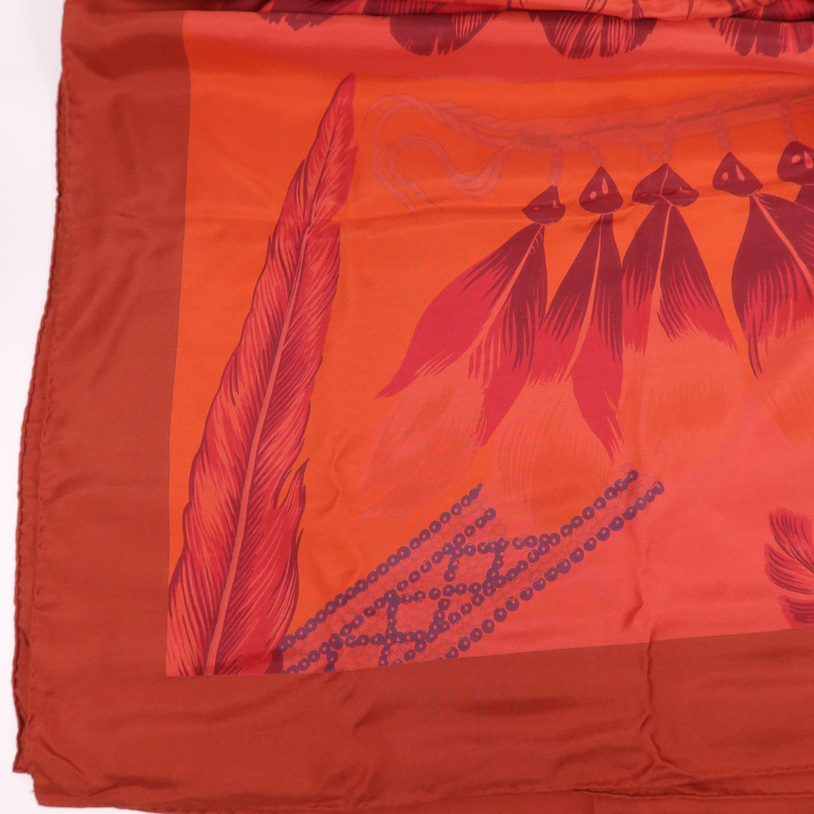 HERMES 絲質Scarf 130X130絲巾