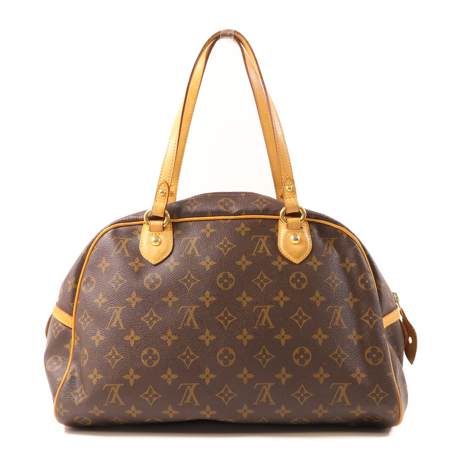 LOUIS VUITTON 【激減優惠】Monogram Montorgueil金扣肩背袋啡色