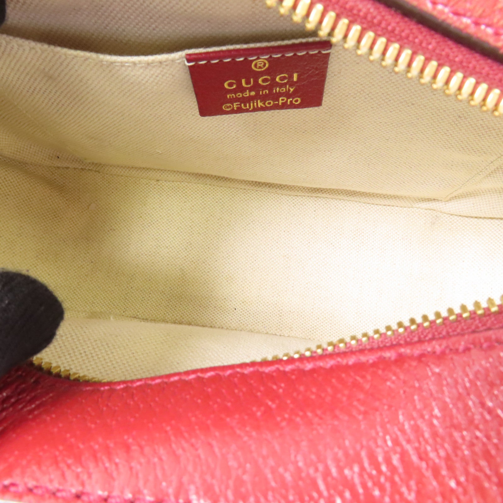 GUCCI 塗層帆布GG Supreme金扣肩背袋
