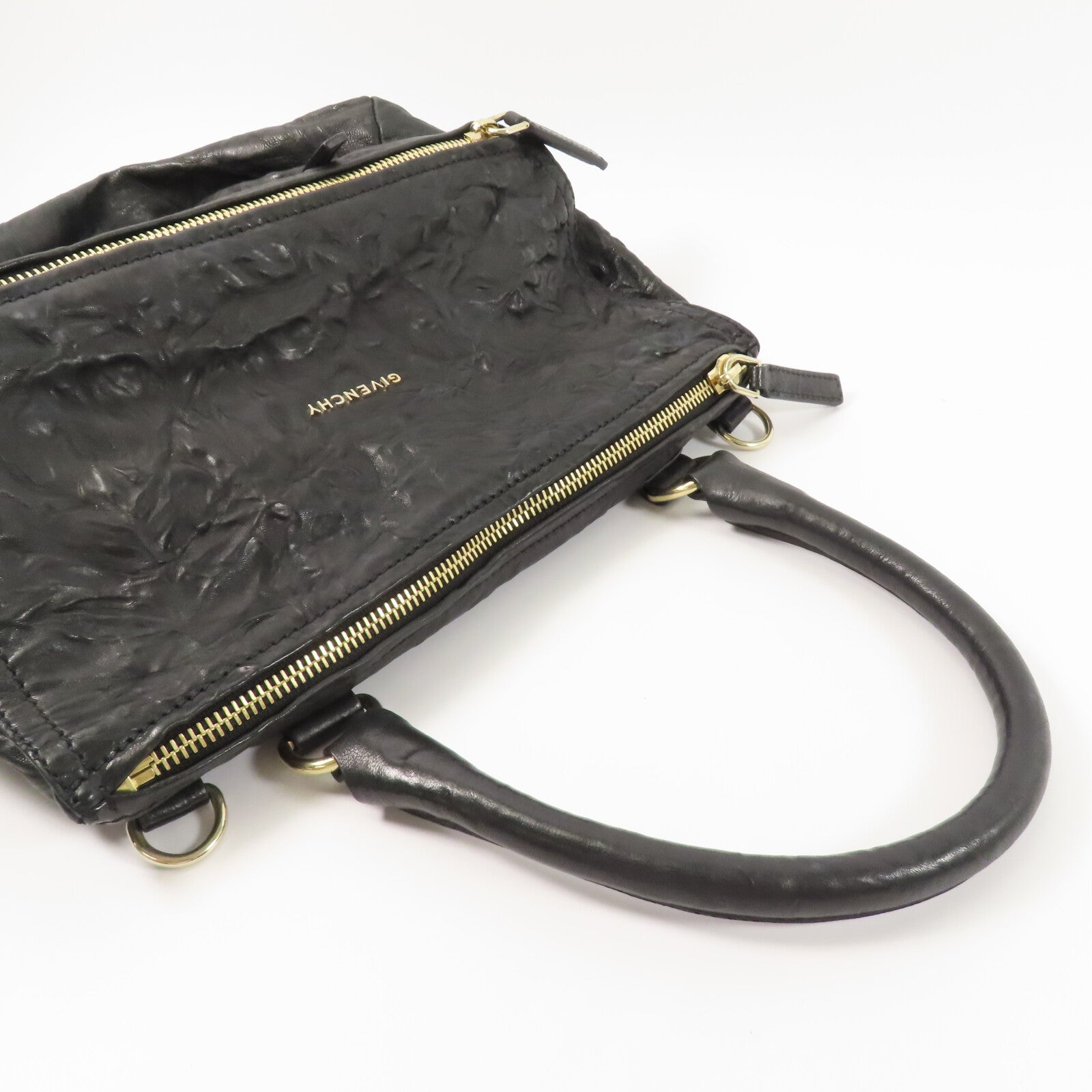 GIVENCHY 牛皮皮革Pandora手挽肩背兩用袋