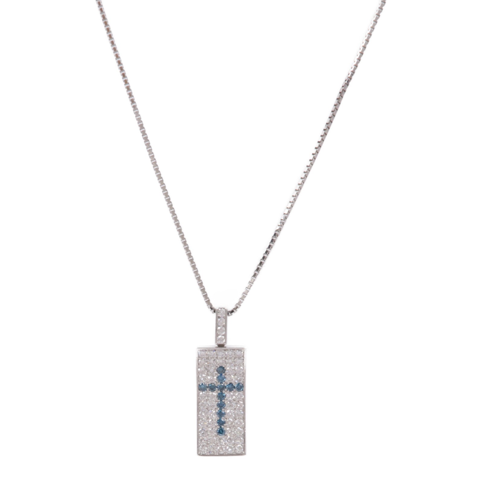 JEWELRY Diamond Necklace 18K White Gold