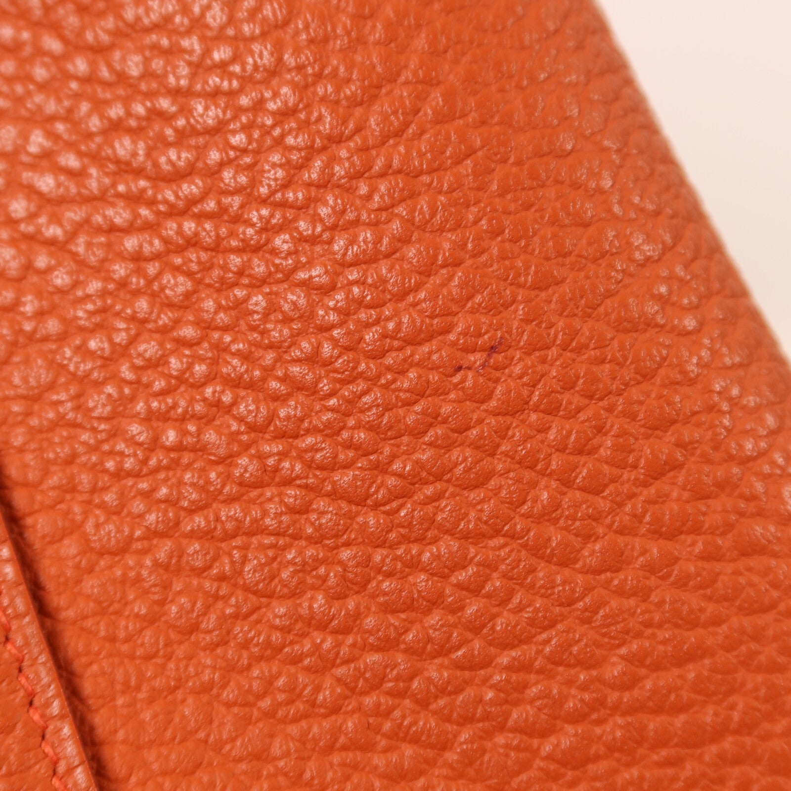 HERMES Negonda皮革Garden Party TPM銀扣手挽袋Capucine