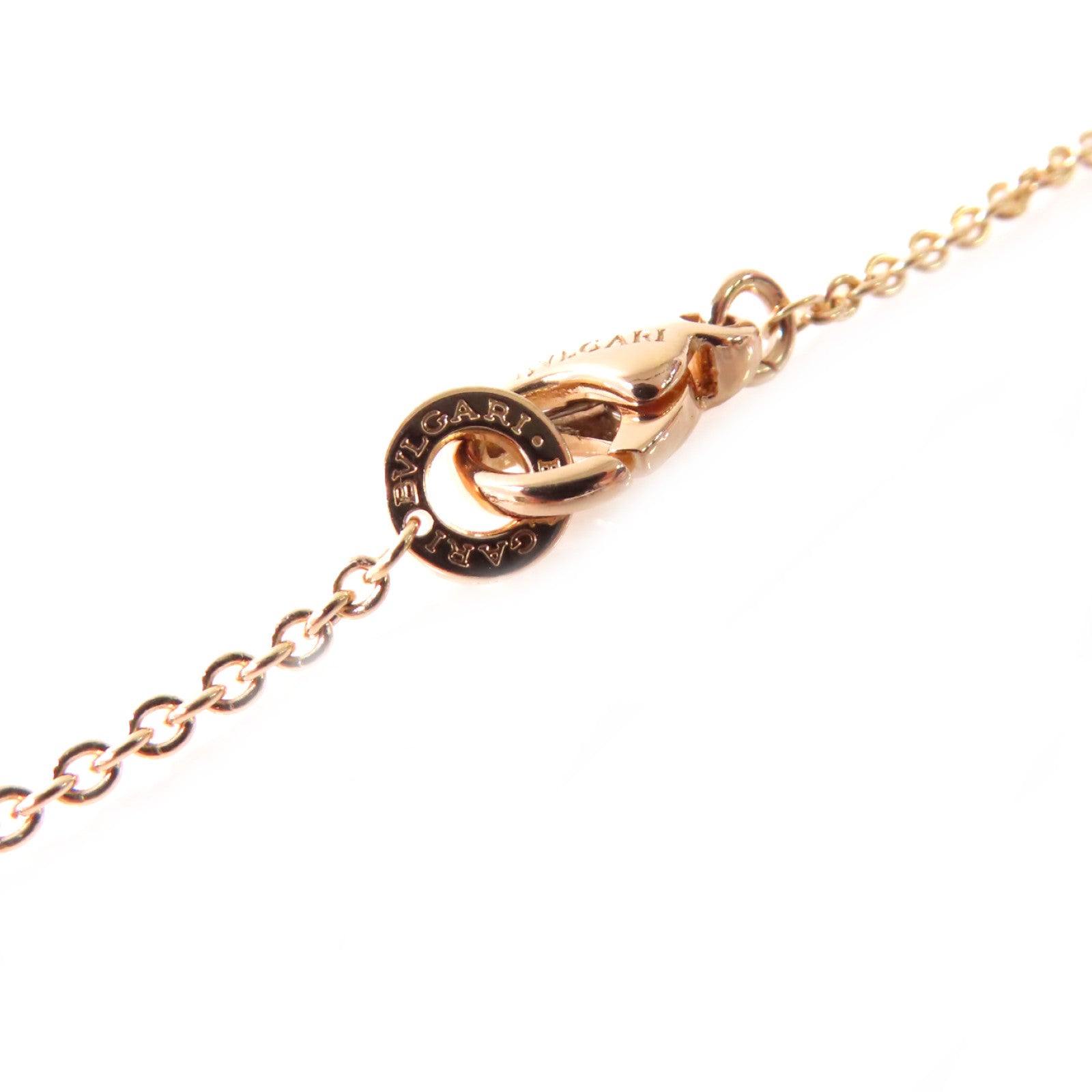 BVLGARI 18K玫瑰金/陶瓷B-Zero 1 Necklace金扣項鍊