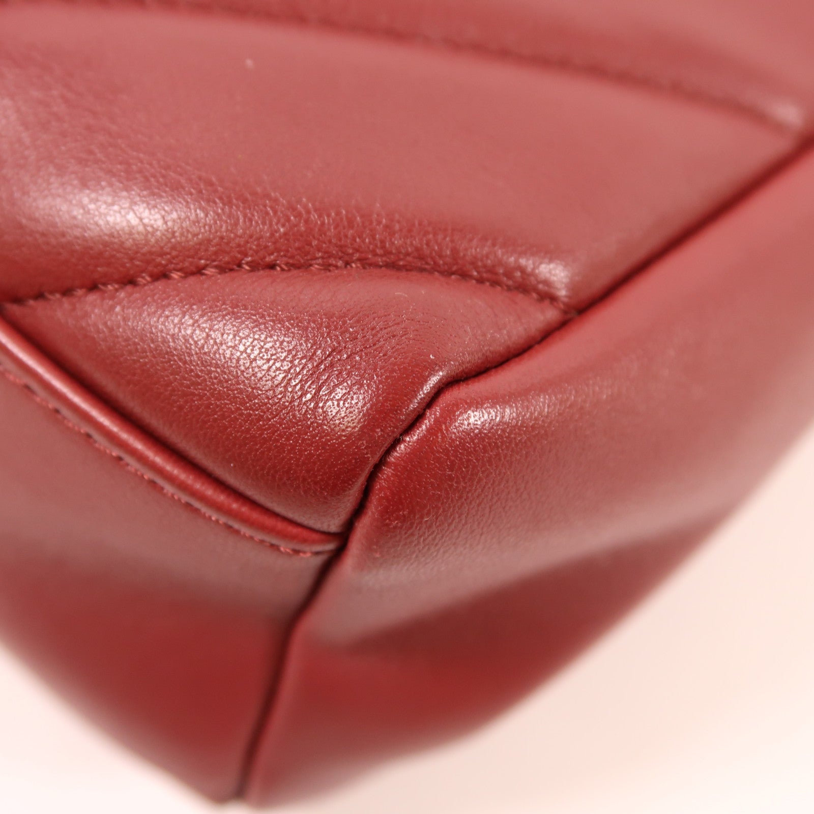 CHANEL 牛皮皮革2 Way Shoulder Bag金扣手挽肩背兩用袋