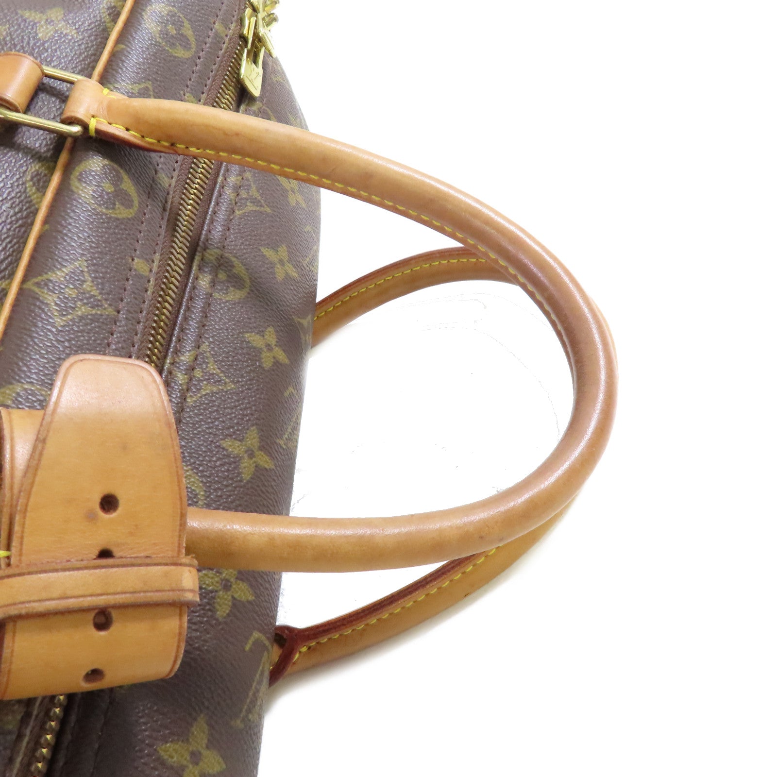 LOUIS VUITTON Monogram Sirius 45 Boston Bag金扣行李袋啡色