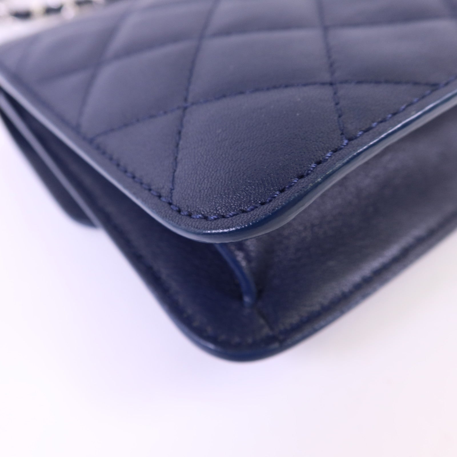 CHANEL 【激減優惠】牛皮皮革2 Way Chain Shoulder Bag銀扣鏈帶肩背袋