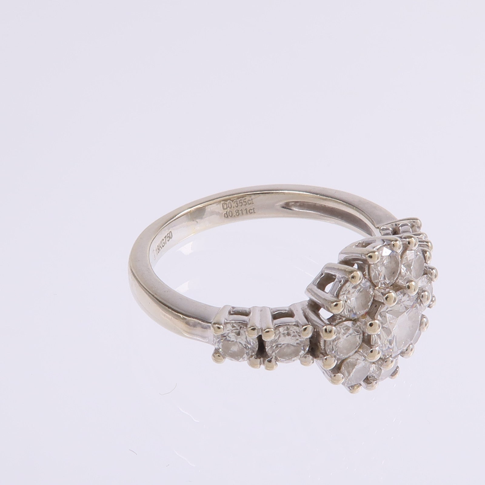 JEWELRY 18K白金Diamond Ring鑽石戒指US#5.25