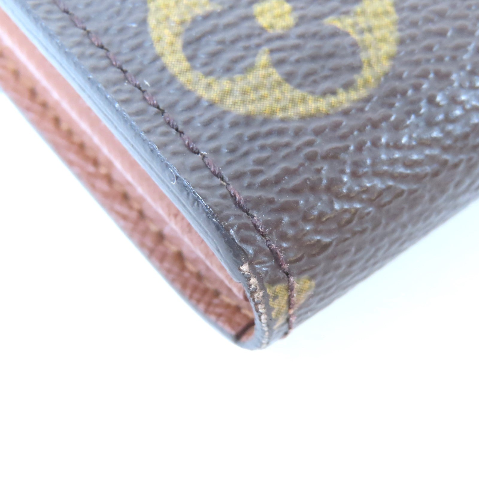 LOUIS VUITTON Monogram Long Wallet金扣長錢包啡色