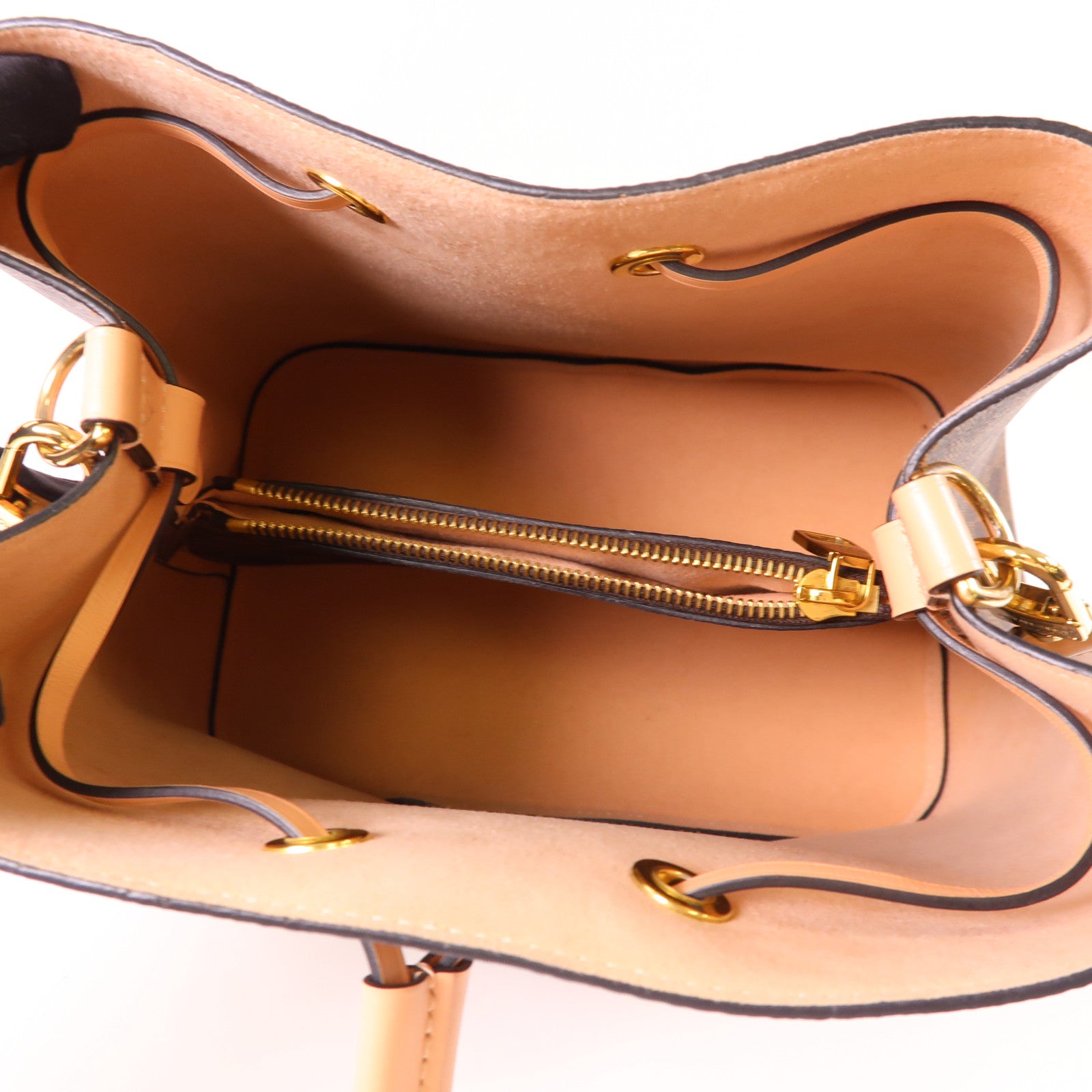 LOUIS VUITTON Damier NeoNoe金扣肩背袋