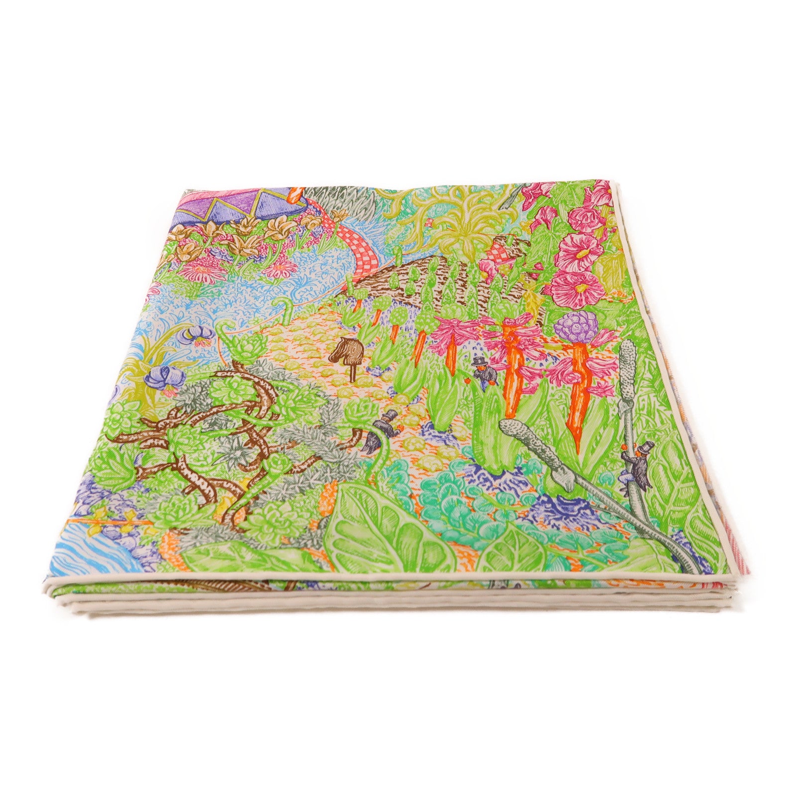 HERMES Scarf Silk Multicolor