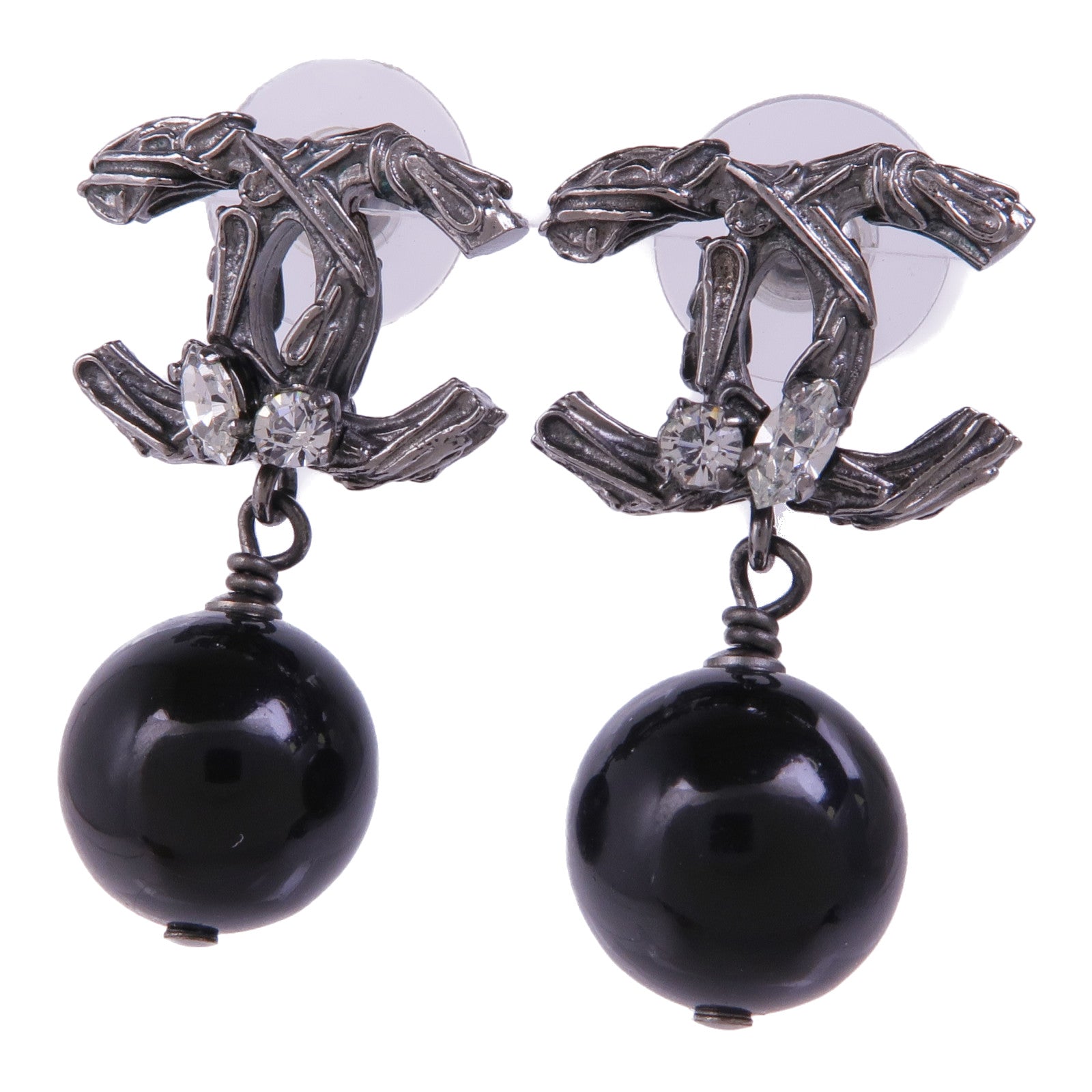 CHANEL PVC/金屬Earrings耳環