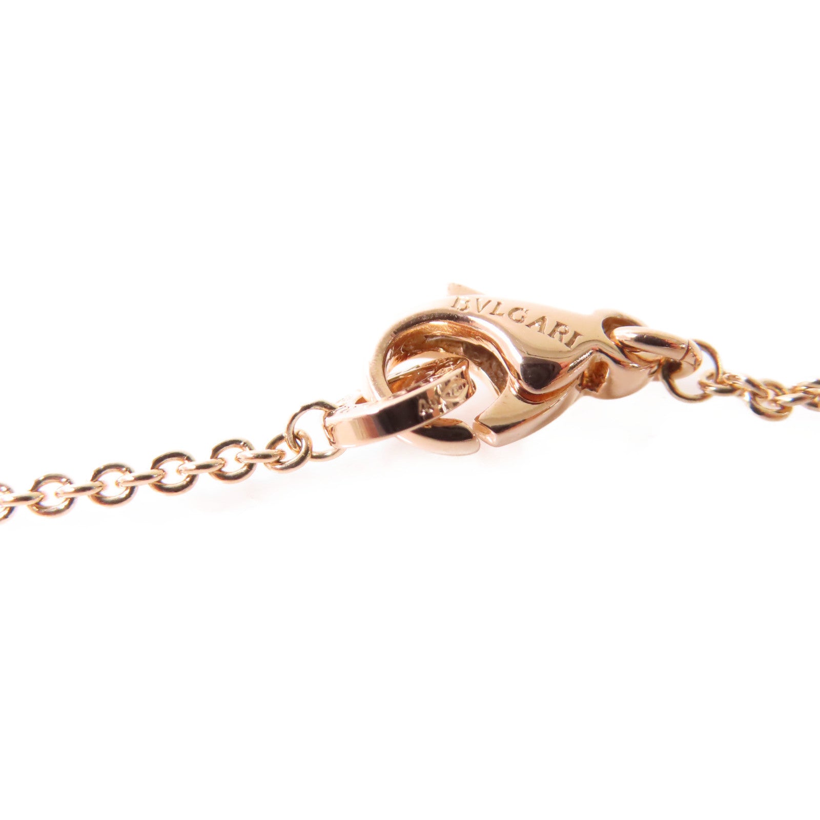 BVLGARI 18K玫瑰金/陶瓷B-Zero 1 Necklace金扣項鍊