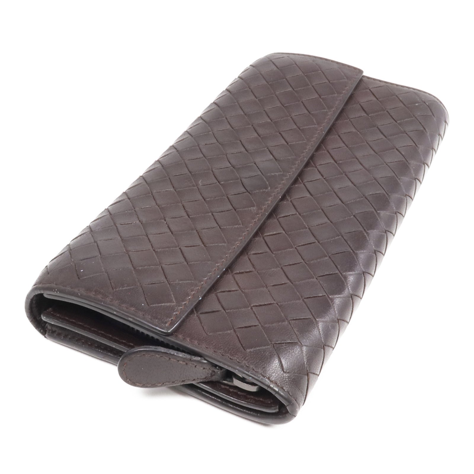 BOTTEGA VENETA 織紋皮革Long Wallet長錢包