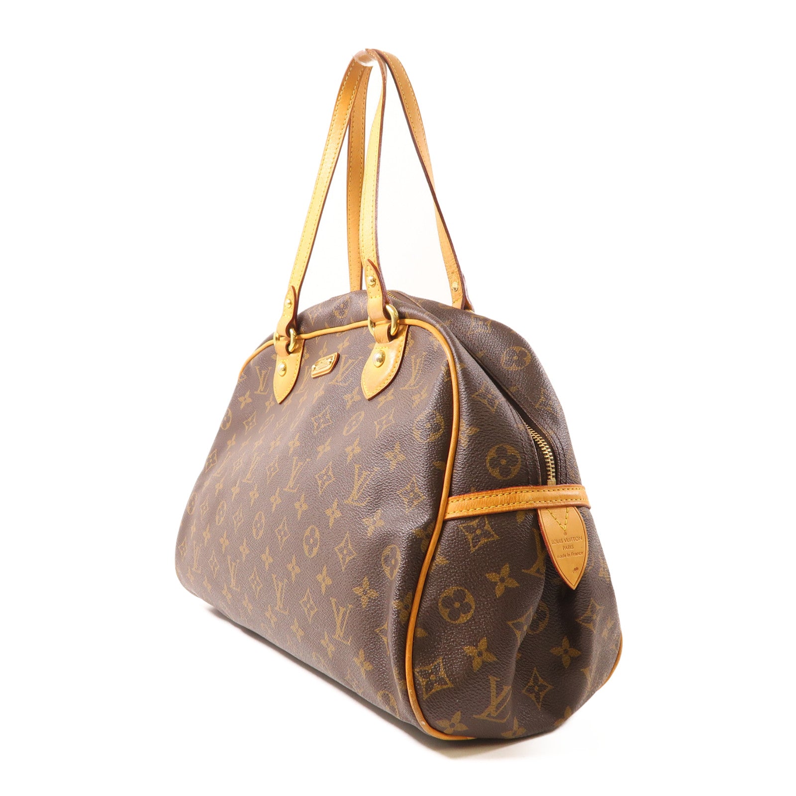 LOUIS VUITTON 【激減優惠】Monogram Montorgueil金扣肩背袋啡色