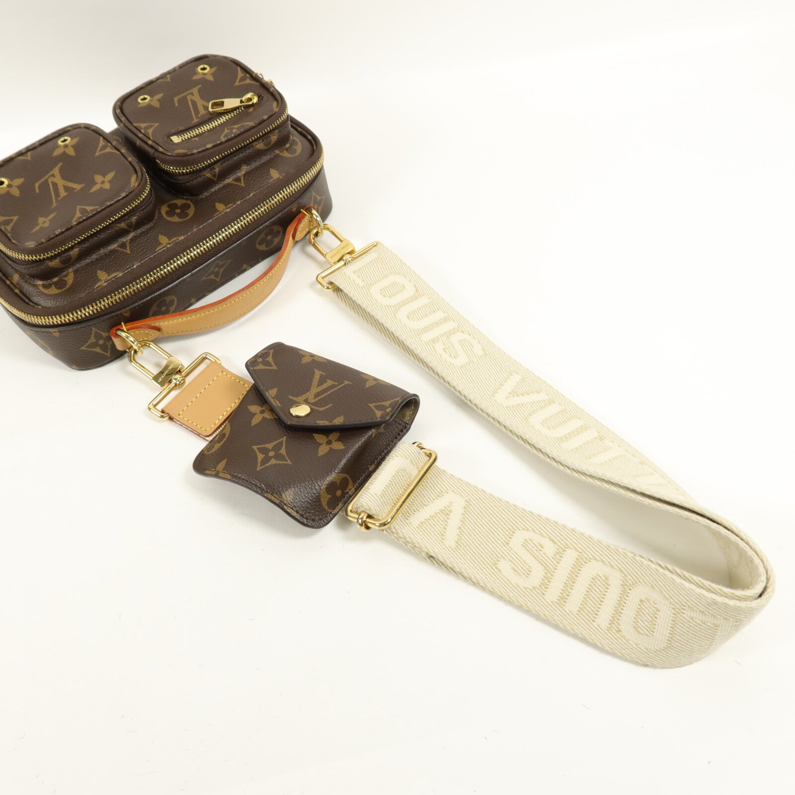 LOUIS VUITTON Monogram Utility手挽肩背兩用袋