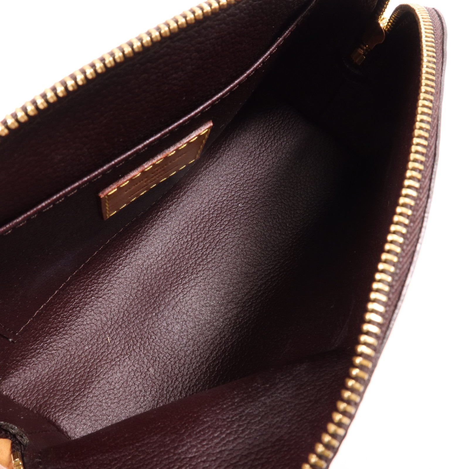 LOUIS VUITTON Monogram Vernis Cosmetic Pouch金扣手拿包