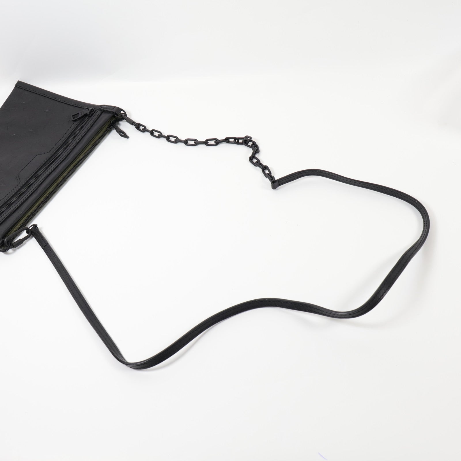 LOUIS VUITTON Monogram Shadow Flat Messenger Bag肩背袋