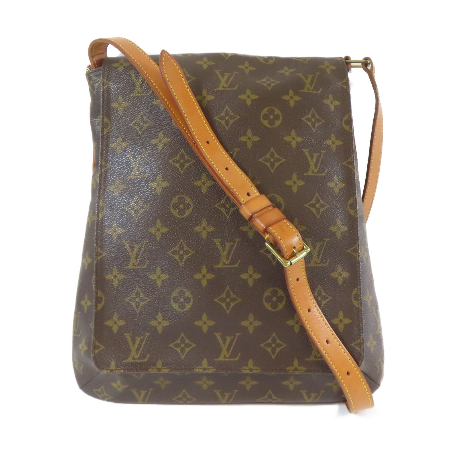 LOUIS VUITTON 【激減優惠】Monogram Musette Salsa金扣肩背袋啡色