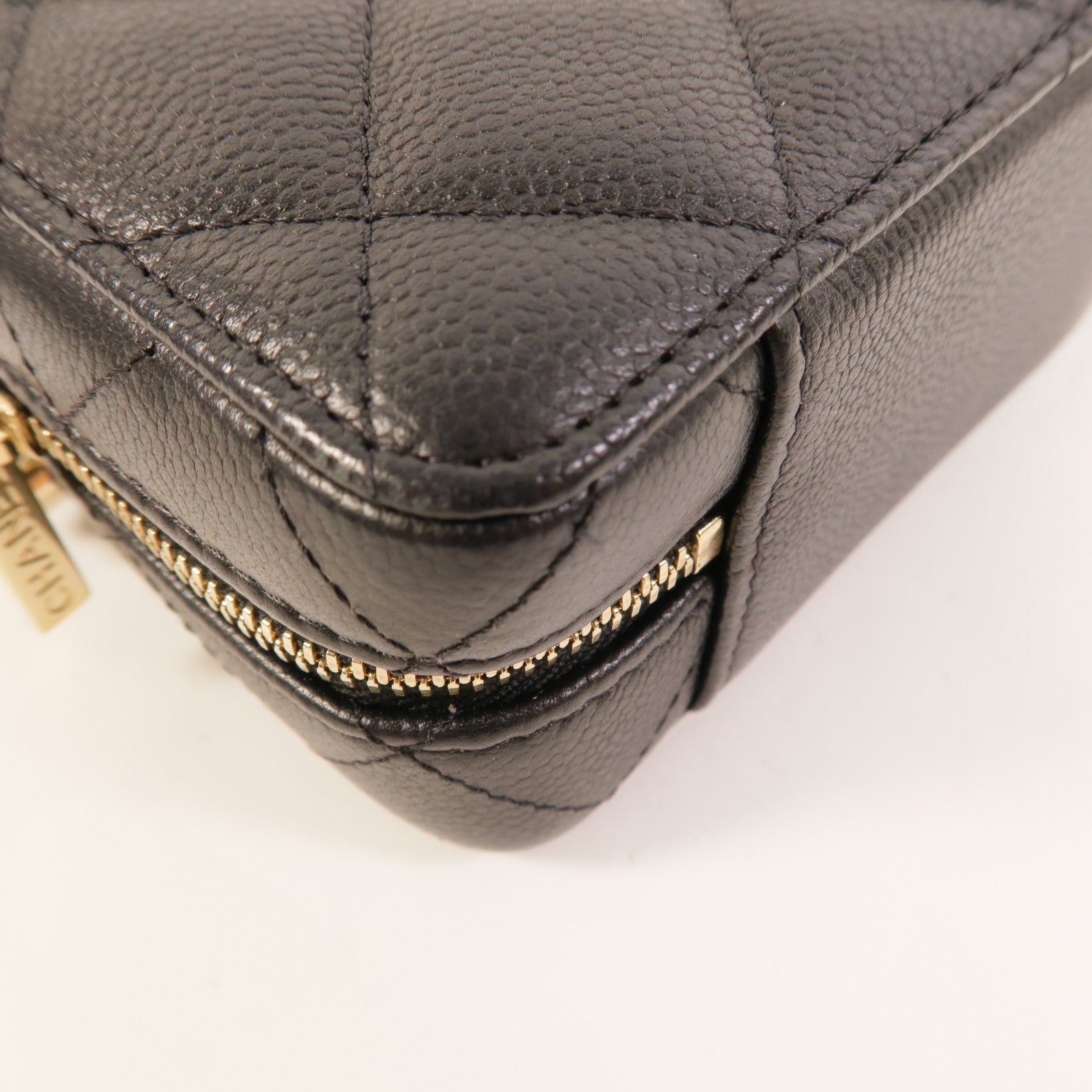CHANEL 牛皮皮革Vanity Case手挽肩背兩用袋