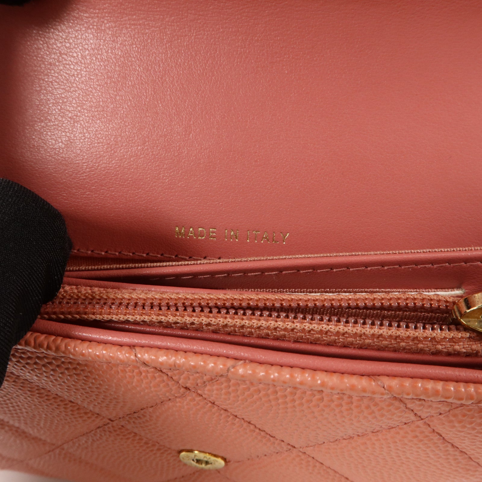 CHANEL 牛皮皮革CC Filigree Wallet錢包