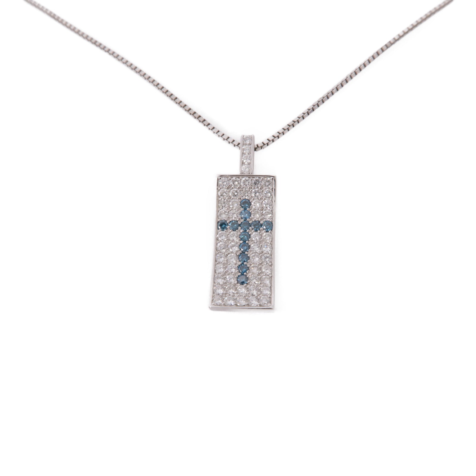 JEWELRY Diamond Necklace 18K White Gold