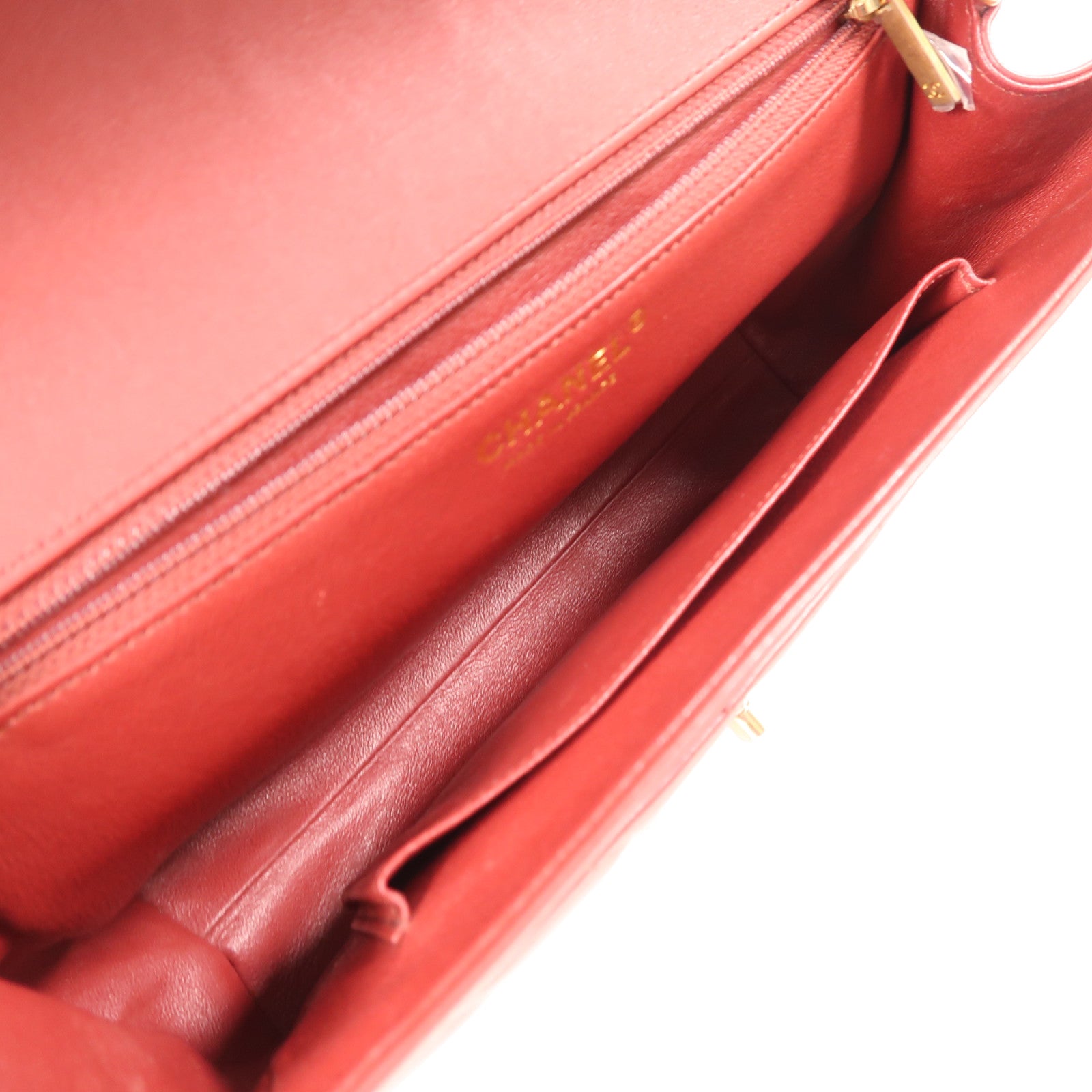 CHANEL 牛皮皮革2 Way Shoulder Bag金扣手挽肩背兩用袋