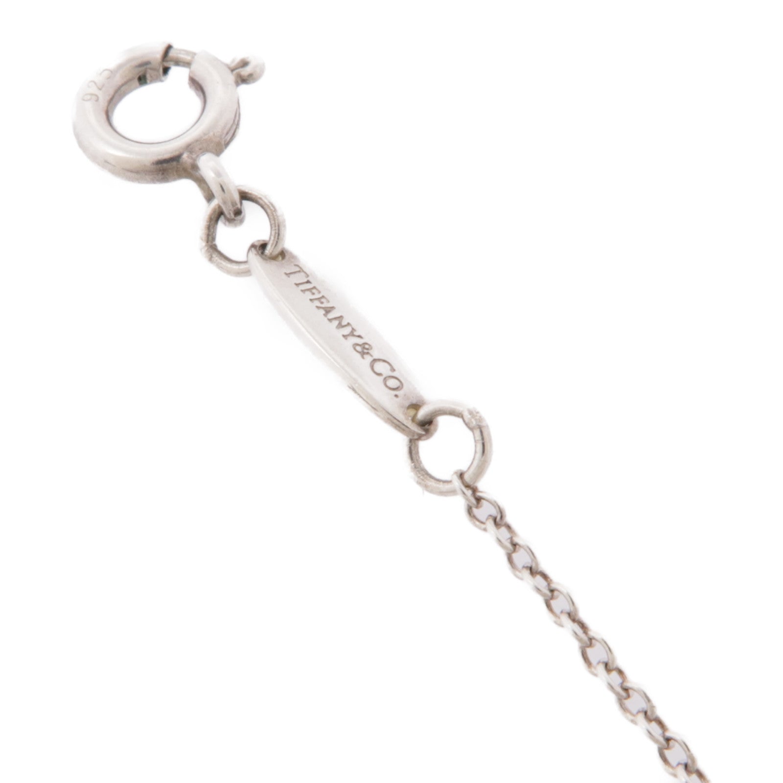 TIFFANY＆CO 925純銀Open Heart Necklace項鍊